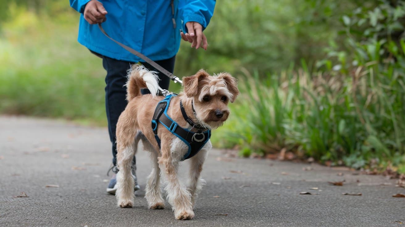 how to properly use a harness for small dogs