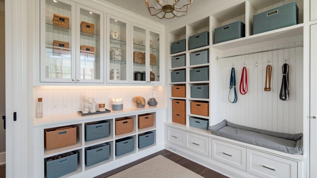 luxury dog room storage solutions