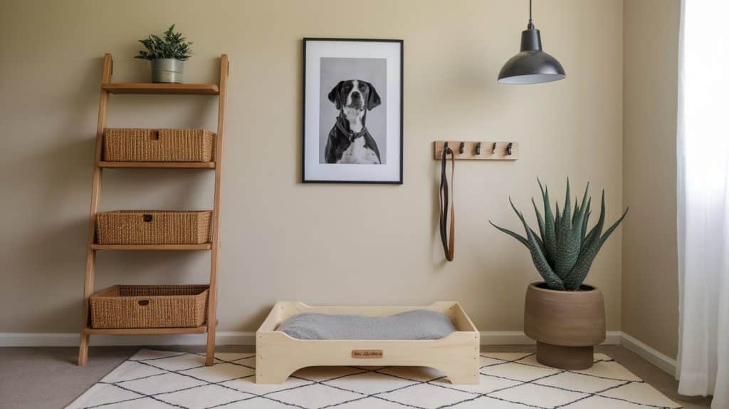 modern minimalistic dog room
